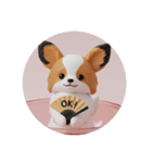 パピヨンカプセルトイ（個別スタンプ：3）