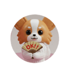 パピヨンカプセルトイ（個別スタンプ：6）