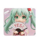 おすまし精霊みなみちゃんカプセルトイ（個別スタンプ：1）