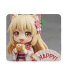 おすまし精霊みなみちゃんカプセルトイ（個別スタンプ：6）