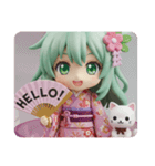 おすまし精霊みなみちゃんカプセルトイ（個別スタンプ：8）