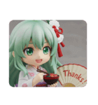 オールグリーン精霊みなみちゃん（個別スタンプ：1）