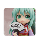 オールグリーン精霊みなみちゃん（個別スタンプ：8）