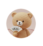 もふもふクマカプセルトイ（個別スタンプ：2）