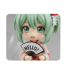 あなたといっしょに精霊みなみちゃん（個別スタンプ：1）