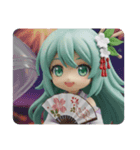 あなたといっしょに精霊みなみちゃん（個別スタンプ：7）