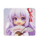 あなたといっしょに精霊みなみちゃん（個別スタンプ：8）