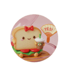 ぺんちゃんと美味しそうな食べ物たち（個別スタンプ：3）