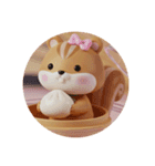 きつねと美味しい食べ物たちカプセルトイ（個別スタンプ：8）