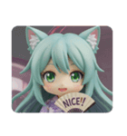 色んなみなみちゃんの入ったカプセルトイ（個別スタンプ：1）