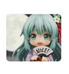 色んなみなみちゃんの入ったカプセルトイ（個別スタンプ：2）