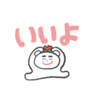 見やすいデカ文字【はなくま】（個別スタンプ：6）