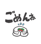 見やすいデカ文字【はなくま】（個別スタンプ：22）