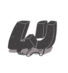 見やすいデカ文字【はなくま】（個別スタンプ：36）