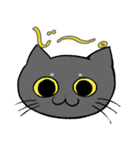 コハク（黒猫）（個別スタンプ：6）