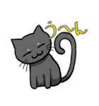 コハク（黒猫）（個別スタンプ：15）