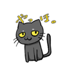コハク（黒猫）（個別スタンプ：20）