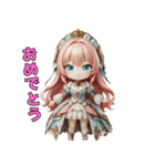 ドレス姫の日常スタンプ（個別スタンプ：10）