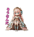 ドレス姫の日常スタンプ（個別スタンプ：40）