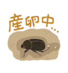 ゆるっと昆虫〜クワガタ・カブトムシ〜（個別スタンプ：33）