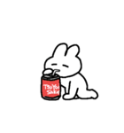 お酒が好きなウサギチャンの夏（個別スタンプ：7）