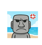 海のモアイ像@SFW（個別スタンプ：1）