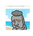 海のモアイ像@SFW（個別スタンプ：5）