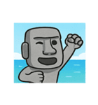 海のモアイ像@SFW（個別スタンプ：10）