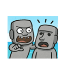 海のモアイ像@SFW（個別スタンプ：11）