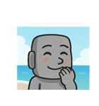 海のモアイ像@SFW（個別スタンプ：17）