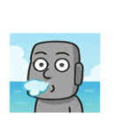 海のモアイ像@SFW（個別スタンプ：20）