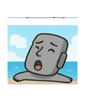 海のモアイ像@SFW（個別スタンプ：24）