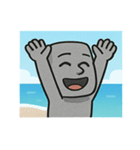 海のモアイ像@SFW（個別スタンプ：26）