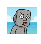 海のモアイ像@SFW（個別スタンプ：29）