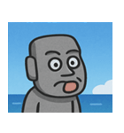 海のモアイ像2@SFW（個別スタンプ：10）