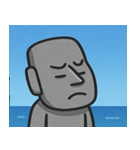 海のモアイ像2@SFW（個別スタンプ：14）