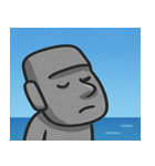 海のモアイ像2@SFW（個別スタンプ：16）