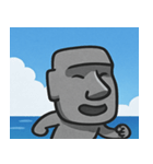 海のモアイ像2@SFW（個別スタンプ：17）