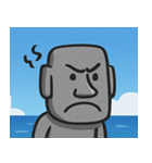 海のモアイ像2@SFW（個別スタンプ：18）