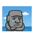 海のモアイ像2@SFW（個別スタンプ：19）