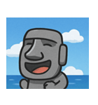 海のモアイ像2@SFW（個別スタンプ：20）