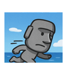 海のモアイ像2@SFW（個別スタンプ：21）