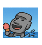 海のモアイ像2@SFW（個別スタンプ：24）