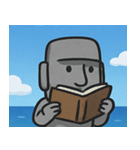 海のモアイ像2@SFW（個別スタンプ：25）