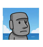 海のモアイ像2@SFW（個別スタンプ：26）