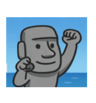 海のモアイ像2@SFW（個別スタンプ：30）