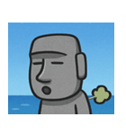 海のモアイ像2@SFW（個別スタンプ：32）