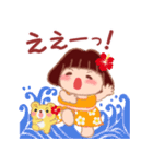 でぶりんの夏⭐︎トロピカル（個別スタンプ：36）