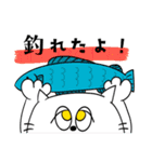 海釣り好き白ネコ（個別スタンプ：10）