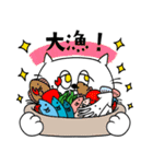 海釣り好き白ネコ（個別スタンプ：31）